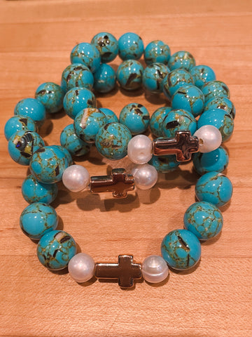 Turquoise and Cross