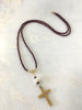 red and gold necklace