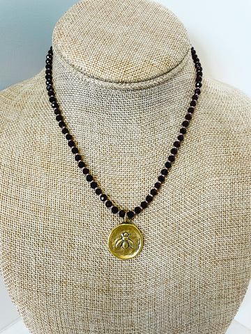 French Bee Necklace