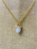 pearl and gold necklace