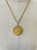 french coin necklace
