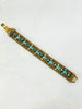 blue and gold bracelet