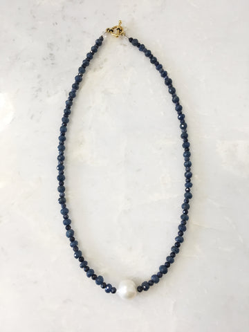 blue necklace 